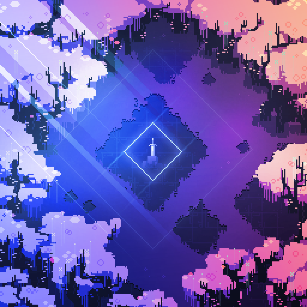 Creating a Fantasy Pixel Art Scene with Gradients – Natalie Le Huenen